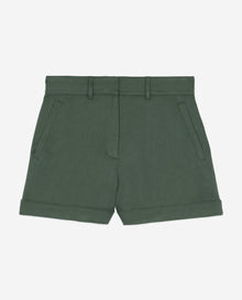 Khaki Suit Shorts | Women | Wood Khaki