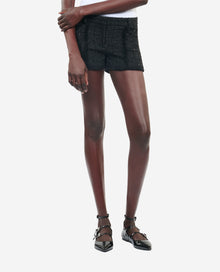 Tweed Shorts | Women | Black