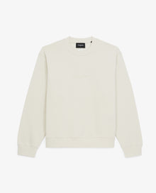 Sweatshirt In Cotton W/The Kooples Logo | Women | Ecru