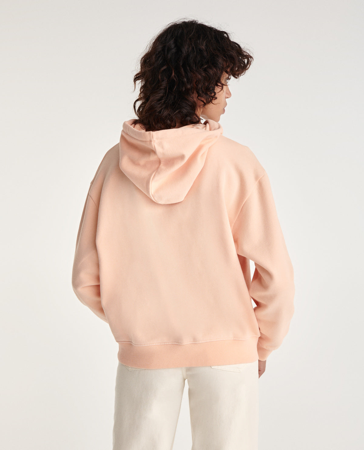 Cotton Coral Hoodie W/Logo In Middle | Women | Prairie Sunset