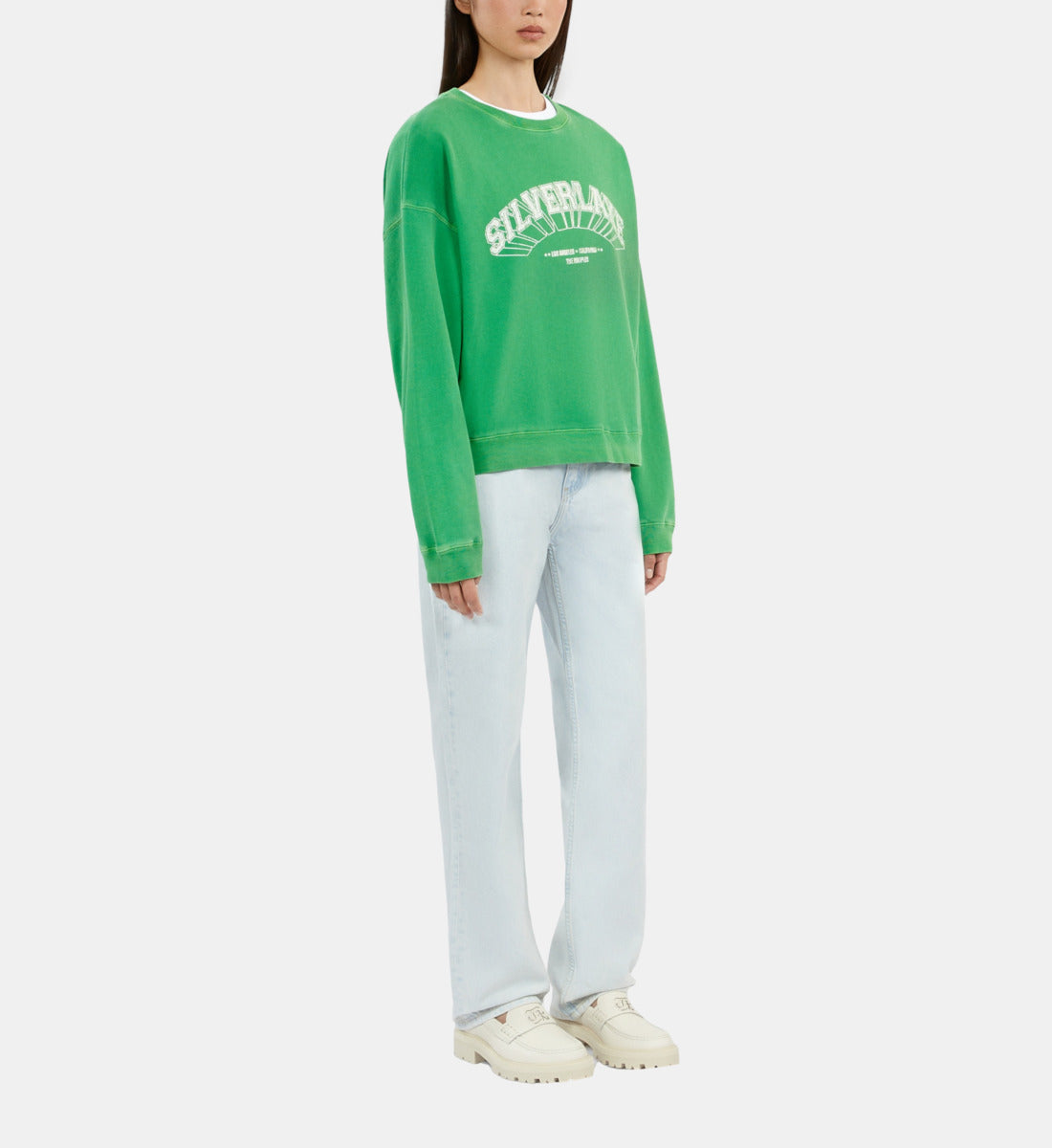 Sweatshirt With Silverlake Serigraphy | Women | Green