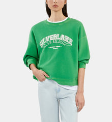 Sweatshirt With Silverlake Serigraphy | Women | Green