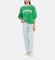 Sweatshirt With Silverlake Serigraphy | Women | Green