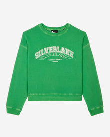 Sweatshirt With Silverlake Serigraphy | Women | Green