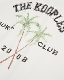 Sweatshirt With Surf Club Serigraphy | Women | Ecru