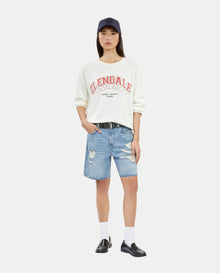 Sweatshirt With Glendale Serigraphy | Women | Ecru