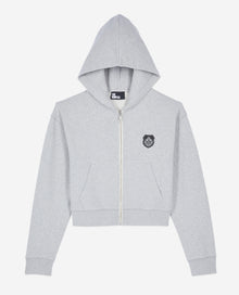 Blazon Hoodie | Women | Light Grey Melange