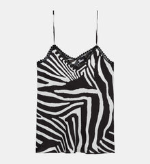 Printed Camisole | Women | Black x White