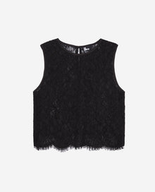 Short Lace Top | Women | Black