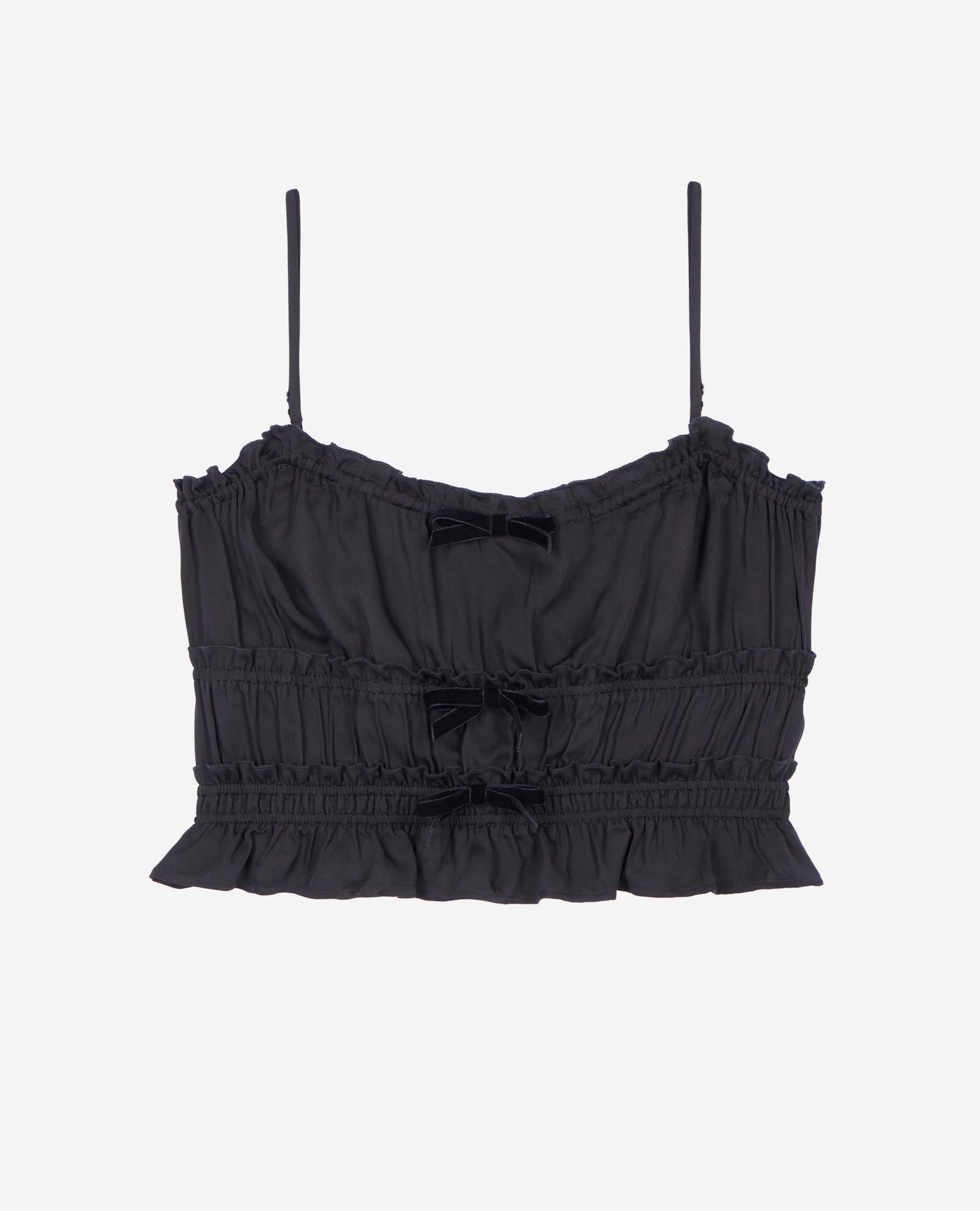 Top With Bows | Women | Black