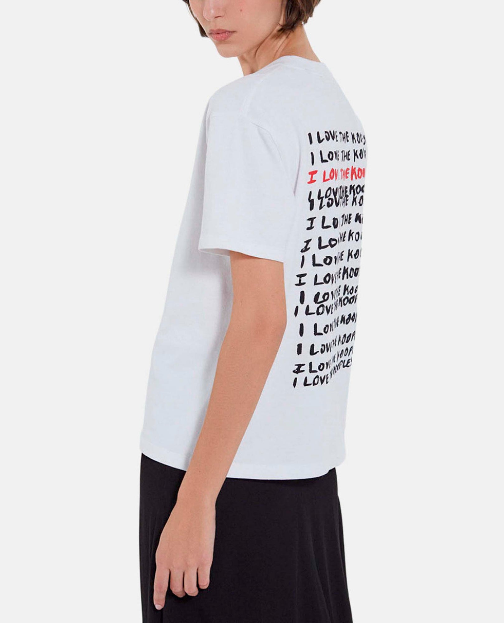 Love The Kooples Cotton T-Shirt | Women | White