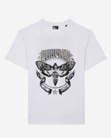 T-Shirt With Skull Butterfly Serigraphy | Women | White