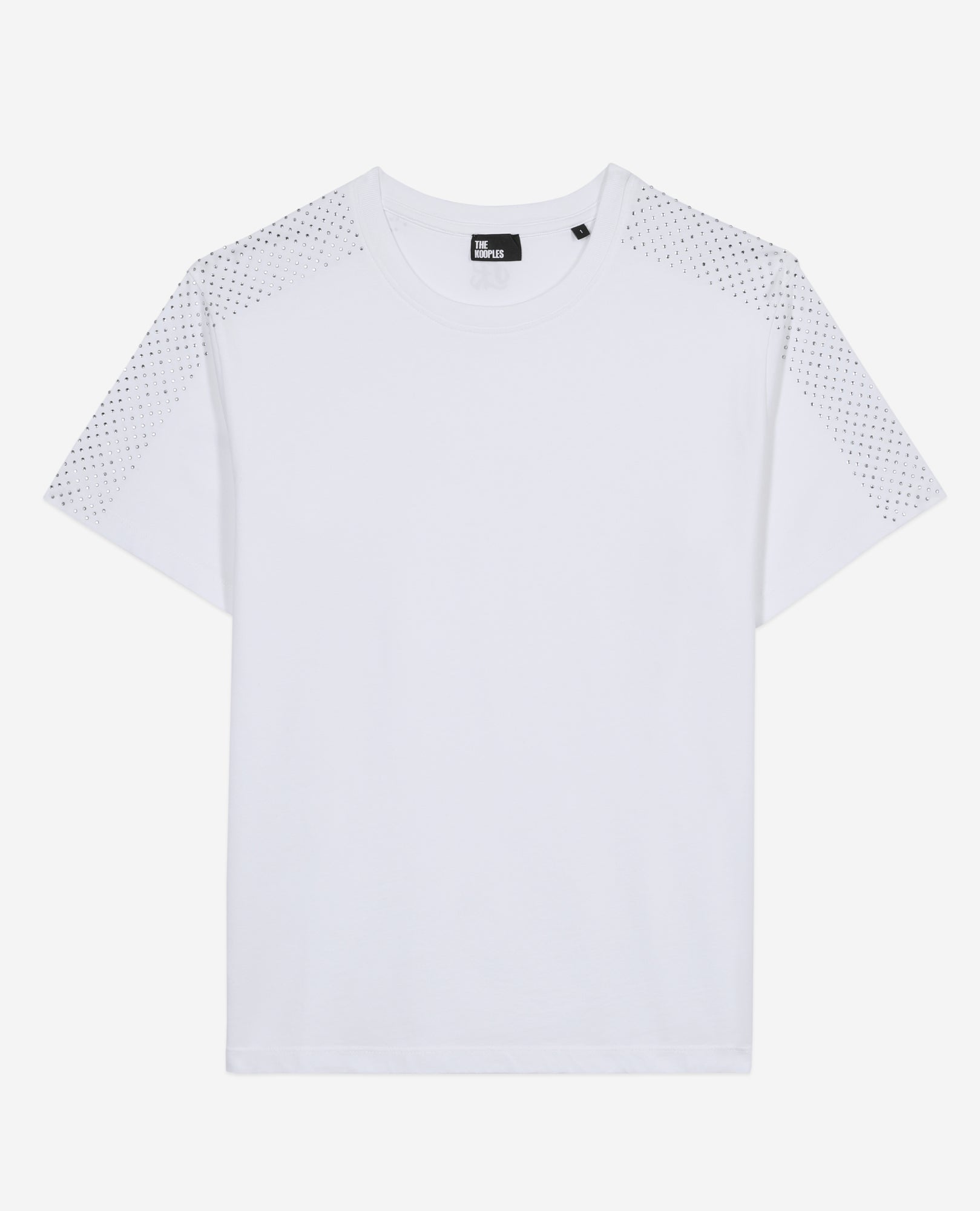 T-Shirt With Rhinestones | Women | White