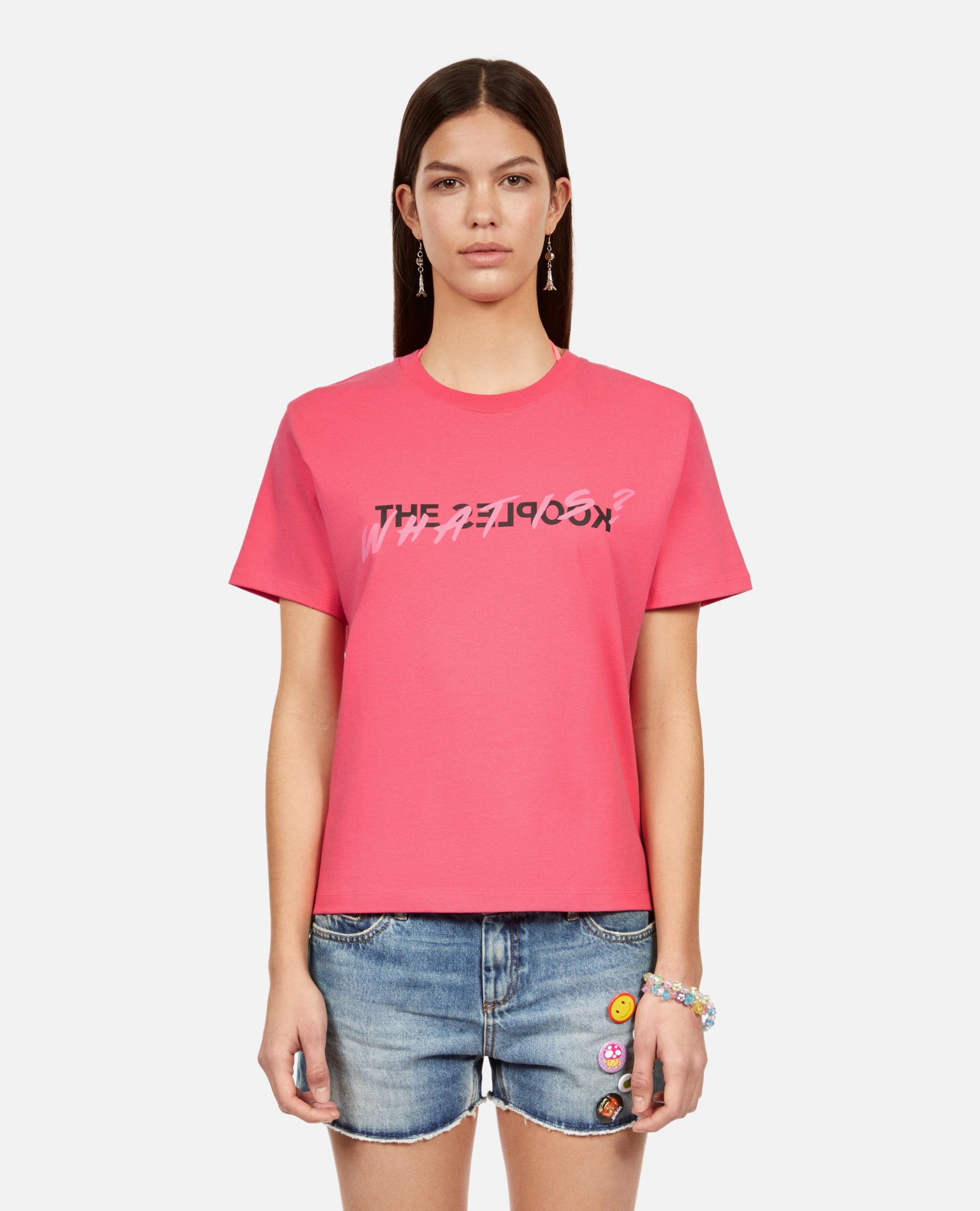 Fuchsia What Is T-Shirt | Women | Retro Pink