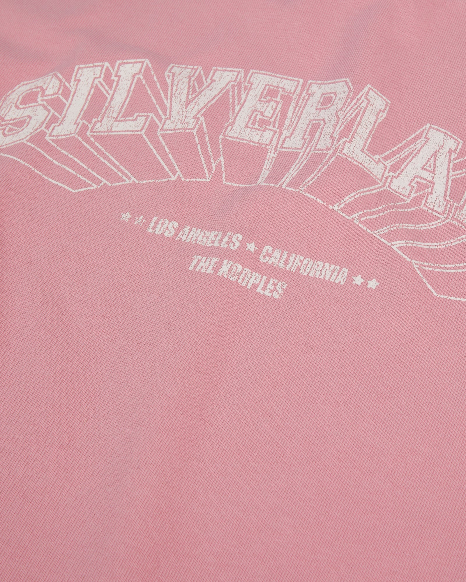 Light T-Shirt With Silverlake Serigraphy | Women | Sweet Pink