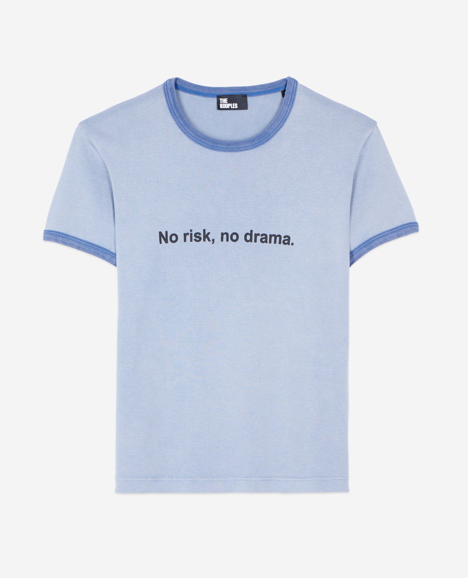 No Risk Serigraphy T-Shirt | Women | Stone Blue