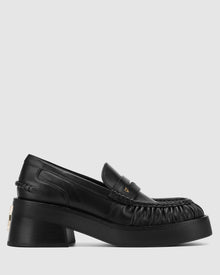 Womens | Fuse Leather Loafer | Black