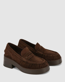 Womens | Fuse Suede Loafer | Brown
