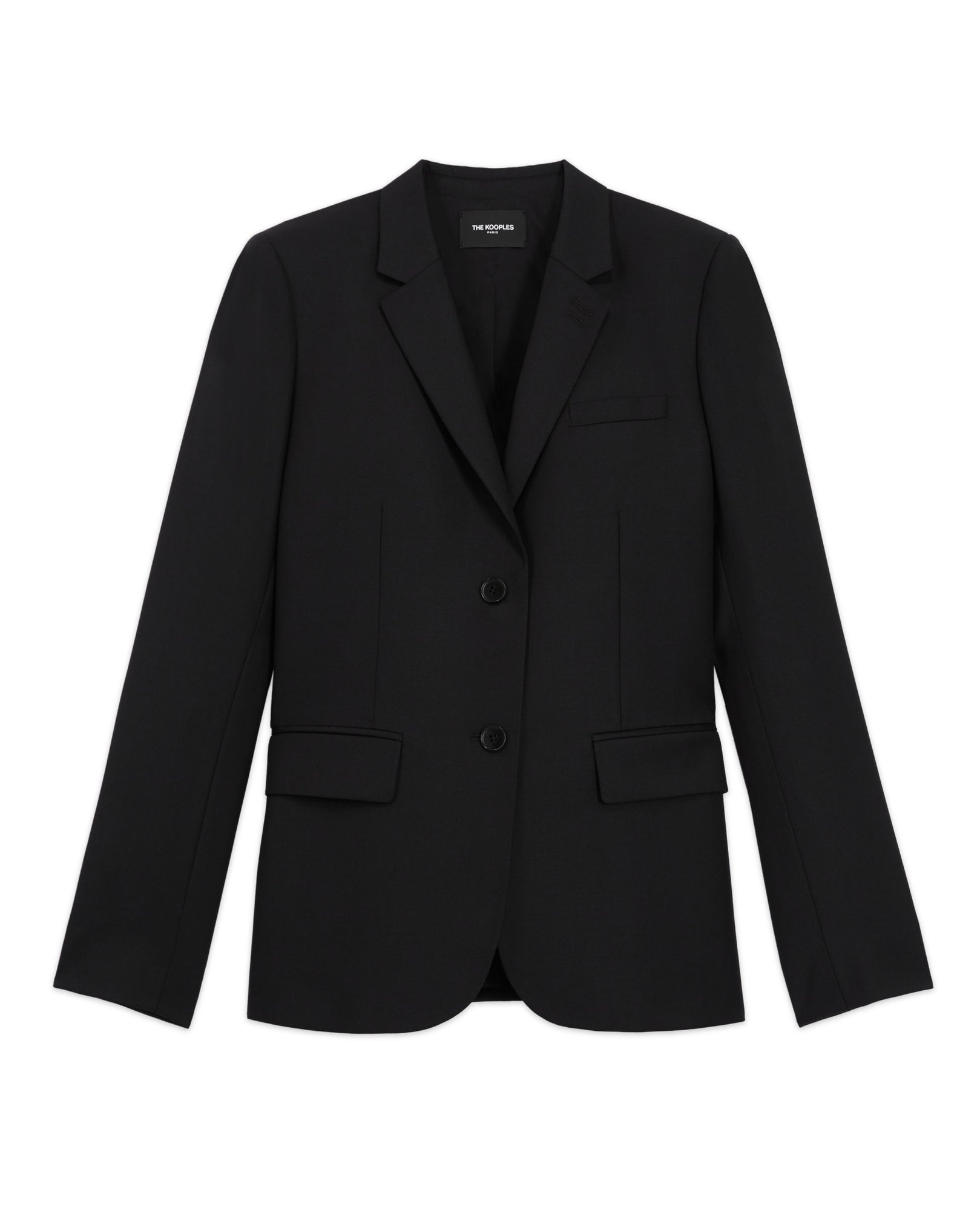 Wool Suit Jacket Cinched Cut | Women | Black