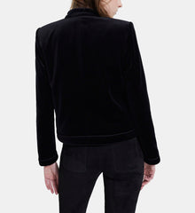 Velvet Jacket | Women | Black