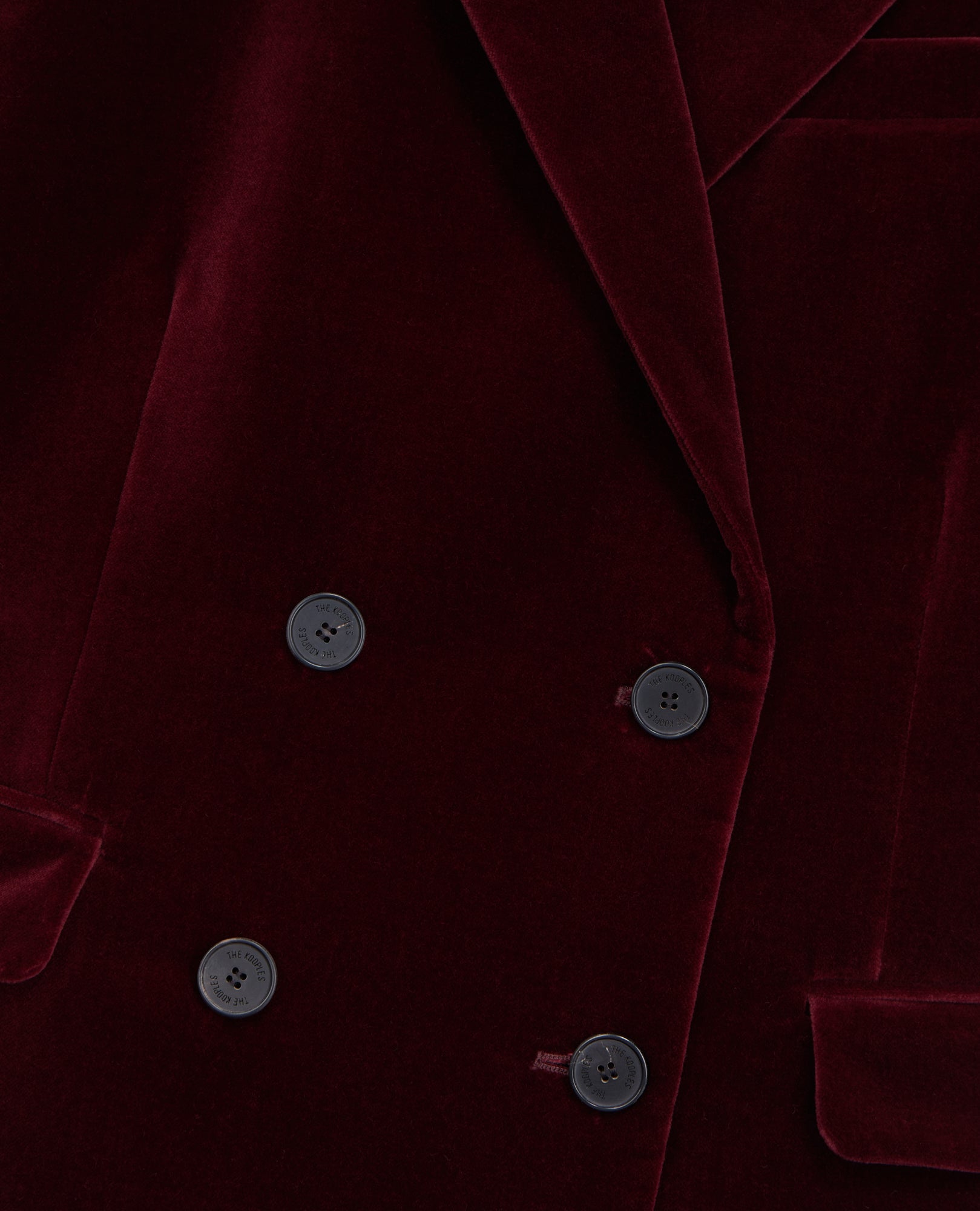 Short Velvet Suit Jacket | Women | Burgundy