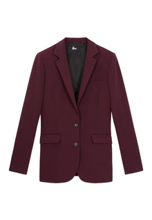 Crepe Suit Jacket | Women | Burgundy