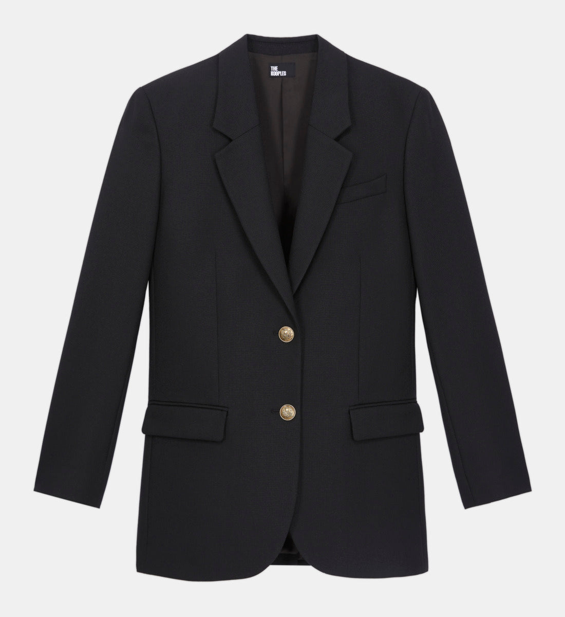 Wool Blend Blazer | Women | Black