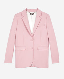 Wool-Blend Suit Jacket | Women | Pastel Pink