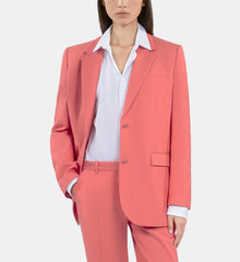 Fuchsia Suit Jacket | Women | Retro Pink