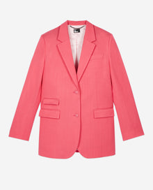 Fuchsia Suit Jacket | Women | Retro Pink