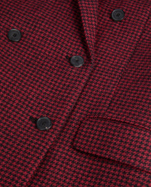 Houndstooth Blazer | Women | Black x Red