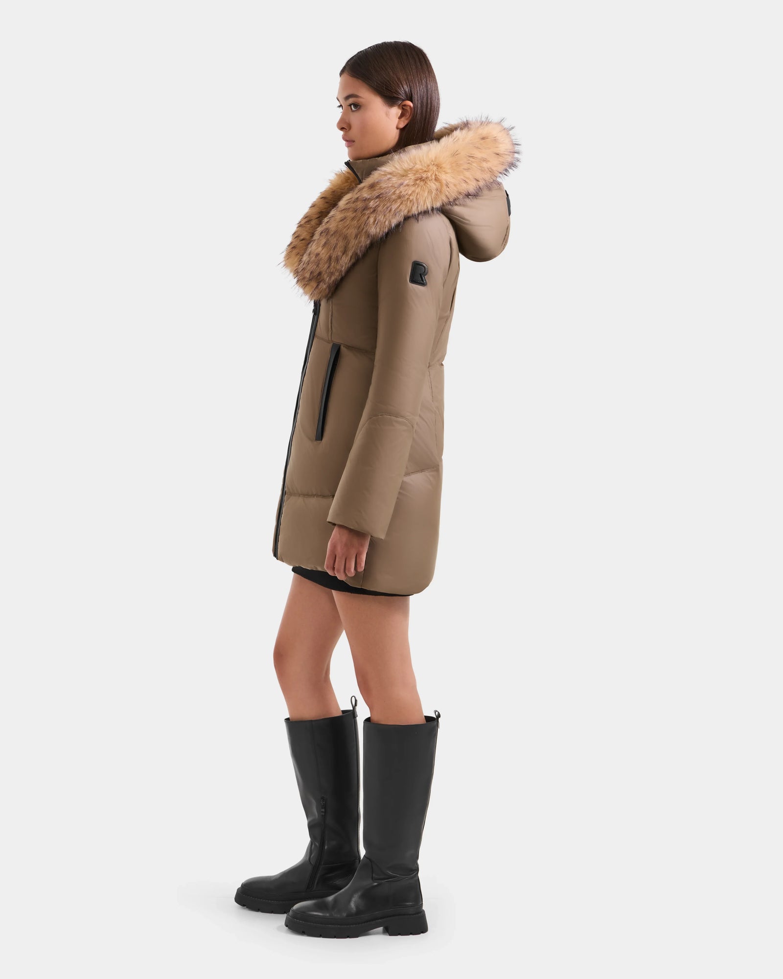 Women | Down Puffer Martina FF L125609 | Taupe