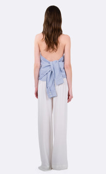 Pamela Top | Blue/White Stripe