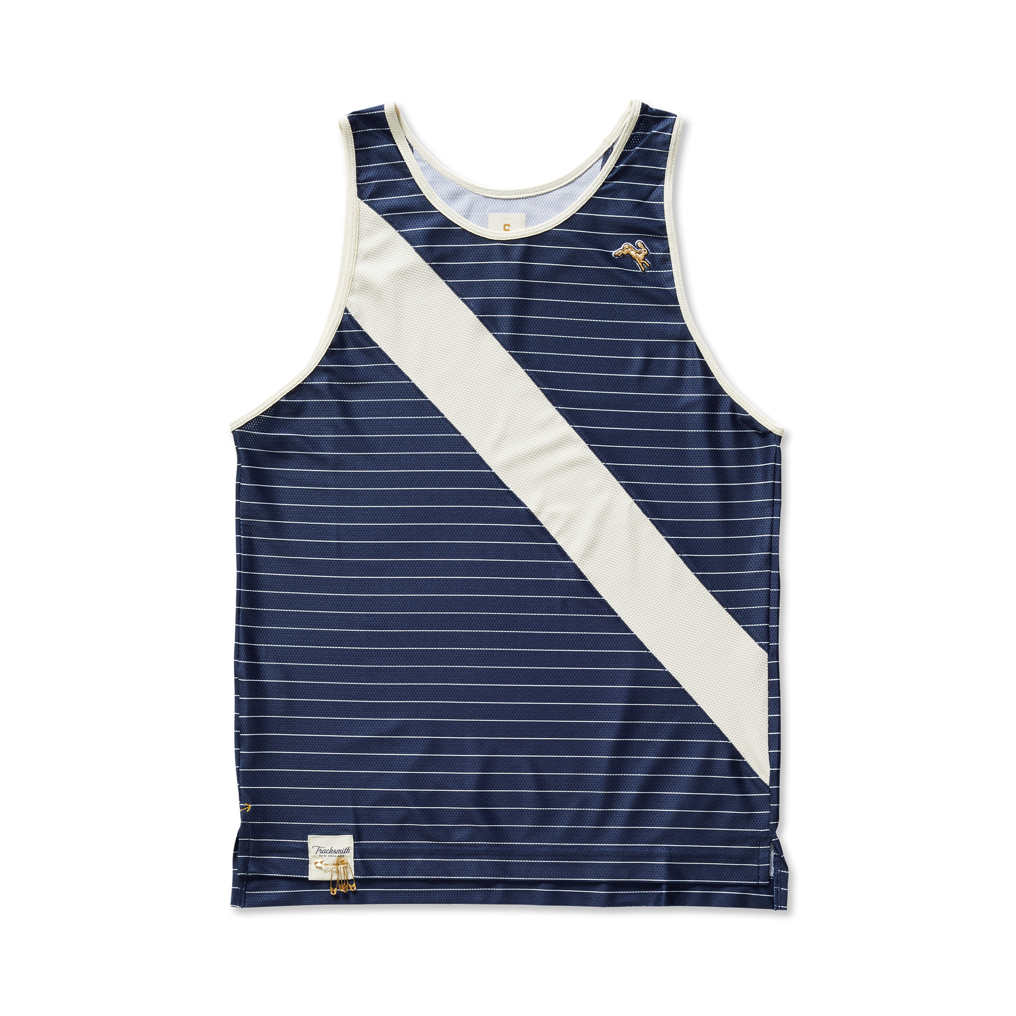 Men's Cross Country Singlet | Navy/Ivory/Ivory