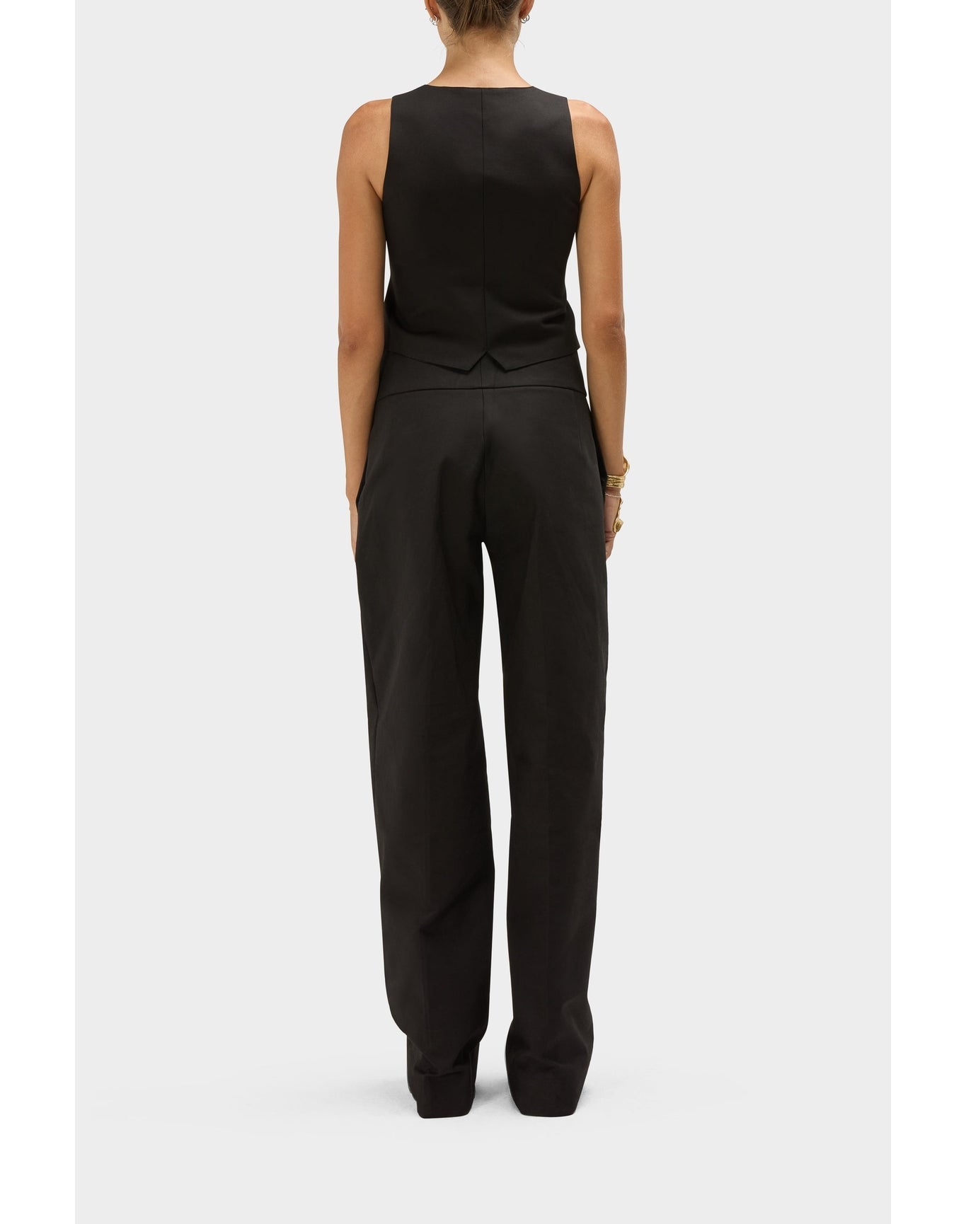 Finley Cotton Mens Inspired Waistcoat | Black