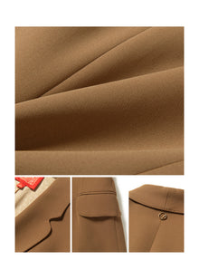 Fitted Blazer | Brown