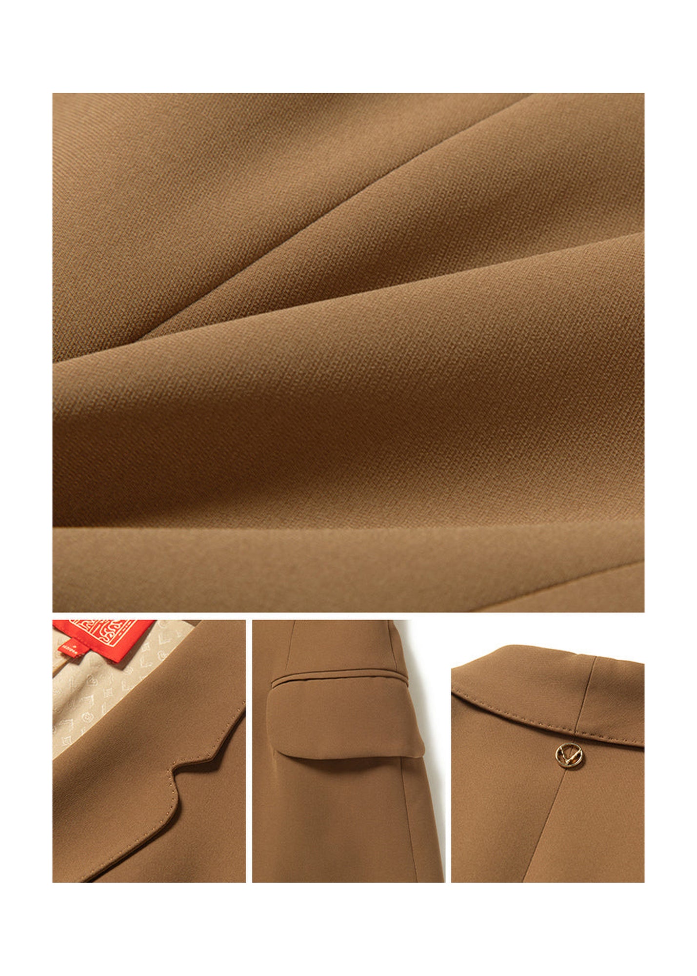 Fitted Blazer | Brown