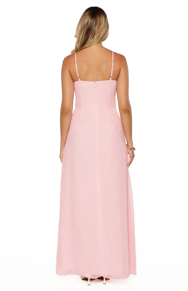 Flossie Sleeveless Prom Dress | Pink