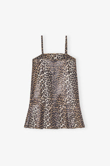 Foil Dress | Leopard