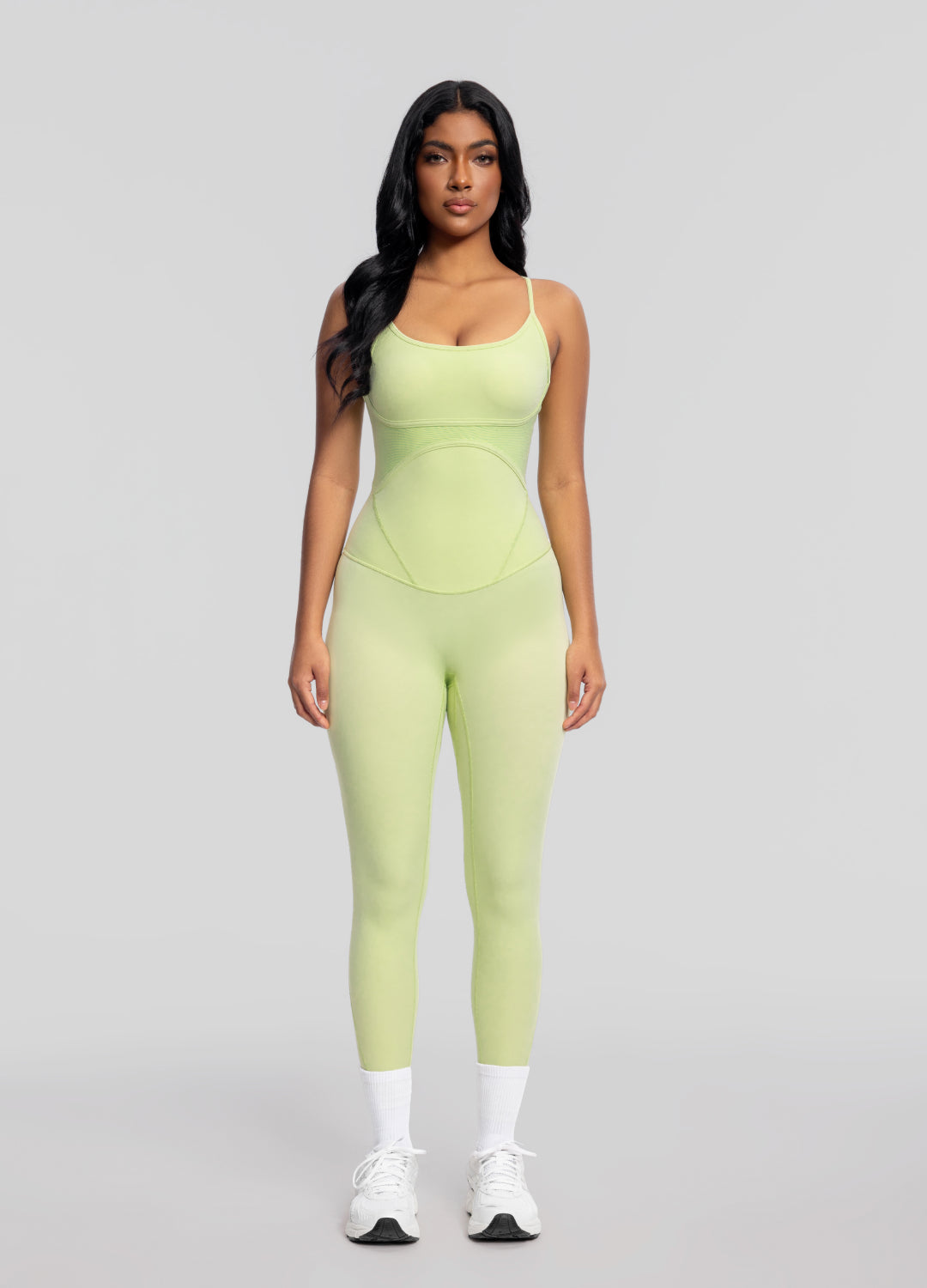 Contrology Crossback Bodysuit | Cool Matcha