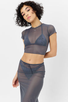 Adriana Mesh Midi Skirt Galaxy