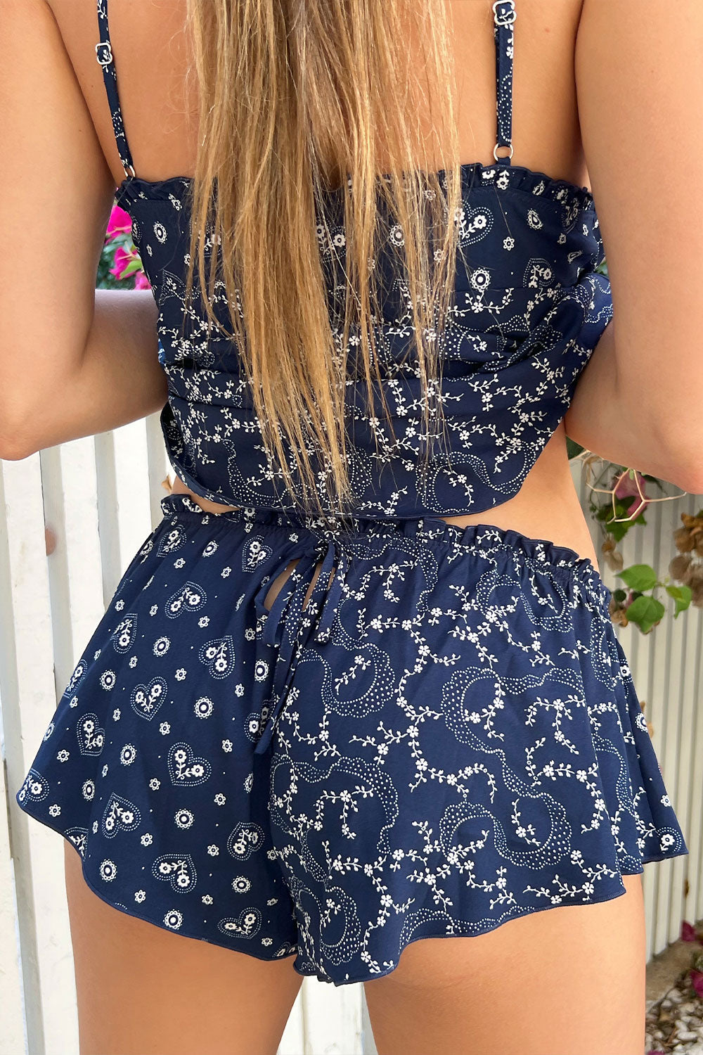 Flora Bandana Mini Short Dixie