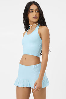 Lindsay Iridescent Halter Top Cloud Chaser