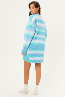 Zoe Blue Horizon Knit Cardigan Sweater