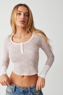 Cabin long sleeve waffle shirt baby blanket