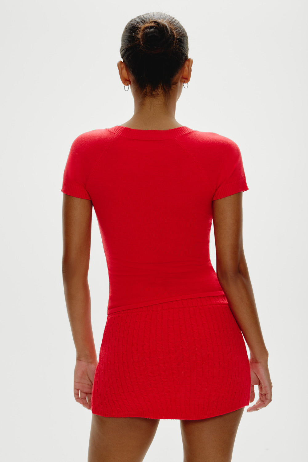 Callum Knit Shirt - Cherry