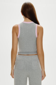 Cuddle Ribbed Tank Top - Mochi