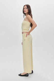 Destiny Knit Strapless Shirt Buttercup