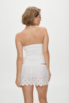 Mariam Tube Top White