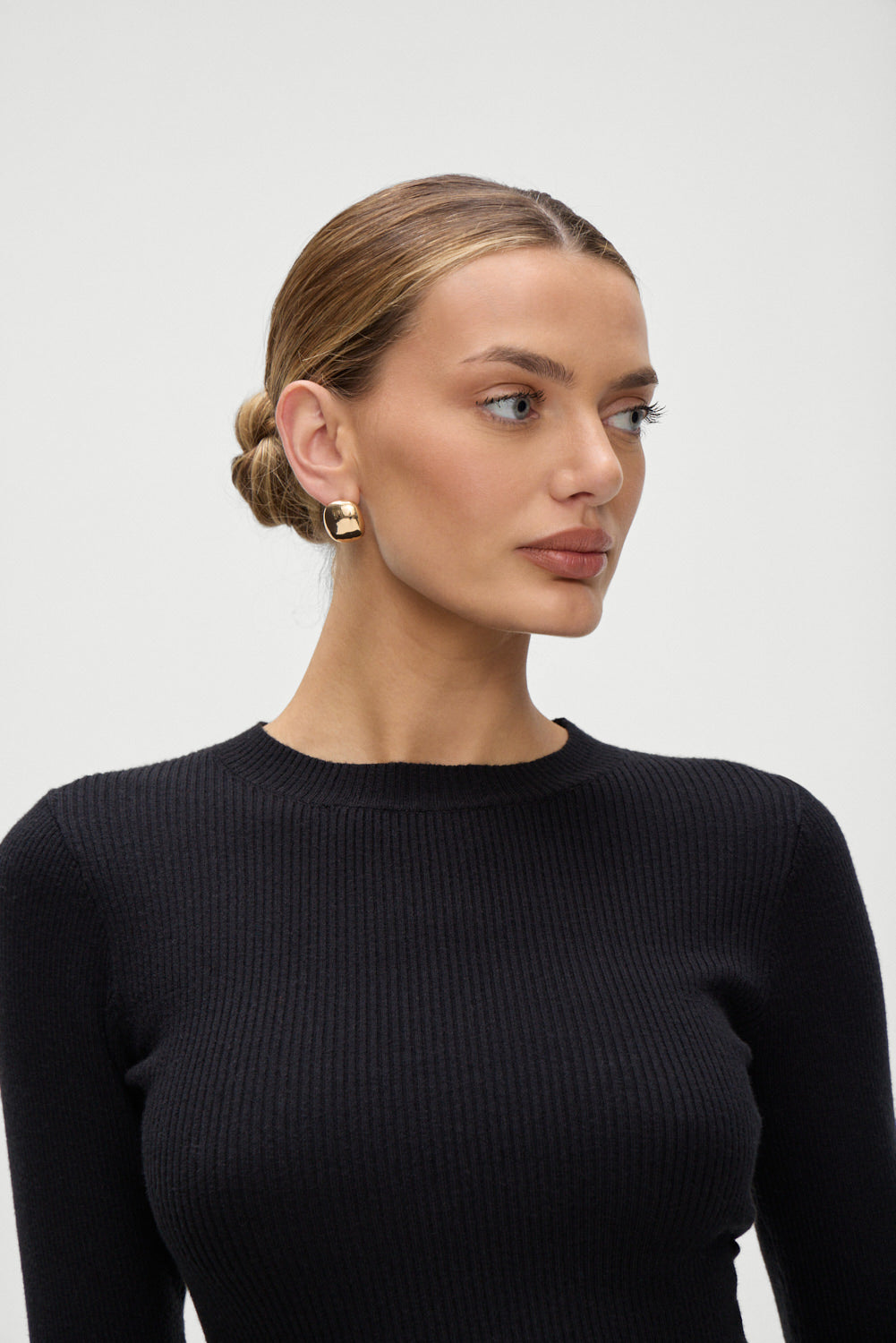 Riley Knit Sweater Black